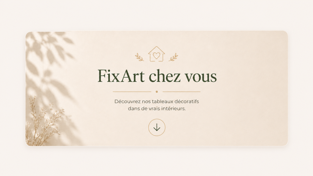 Les tableaux FixArt chez nos clients
